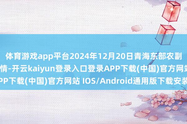 体育游戏app平台2024年12月20日青海东部农副产物玄虚市集价钱行情-开云kaiyun登录入口登录APP下载(中国)官方网站 IOS/Android通用版下载安装