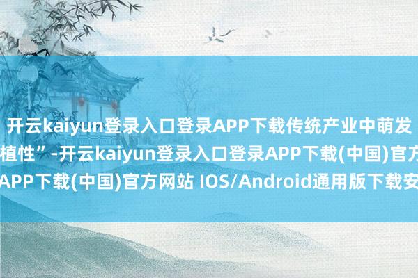 开云kaiyun登录入口登录APP下载传统产业中萌发的新兴产业最具“根植性”-开云kaiyun登录入口登录APP下载(中国)官方网站 IOS/Android通用版下载安装