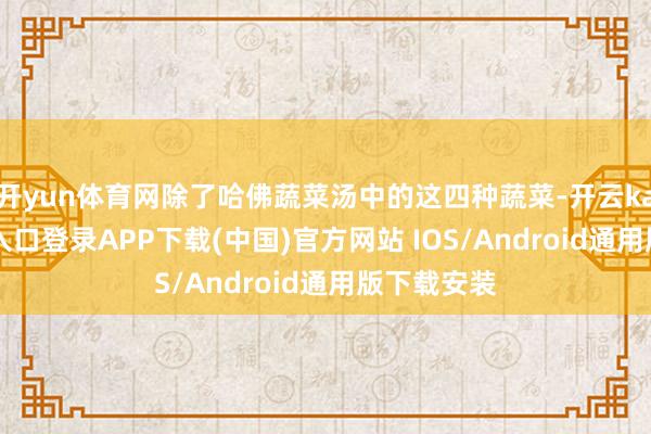 开yun体育网除了哈佛蔬菜汤中的这四种蔬菜-开云kaiyun登录入口登录APP下载(中国)官方网站 IOS/Android通用版下载安装